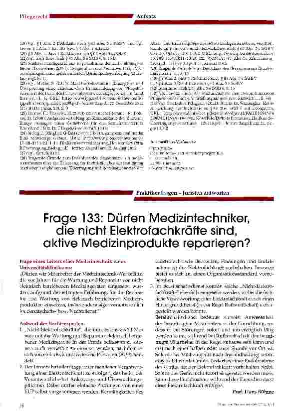 Vorschauseite 5: Verantwortungsverteilung bei der Versorgung chronischer Wunden - Änderungen infolge der Übertragungsrichtlinie