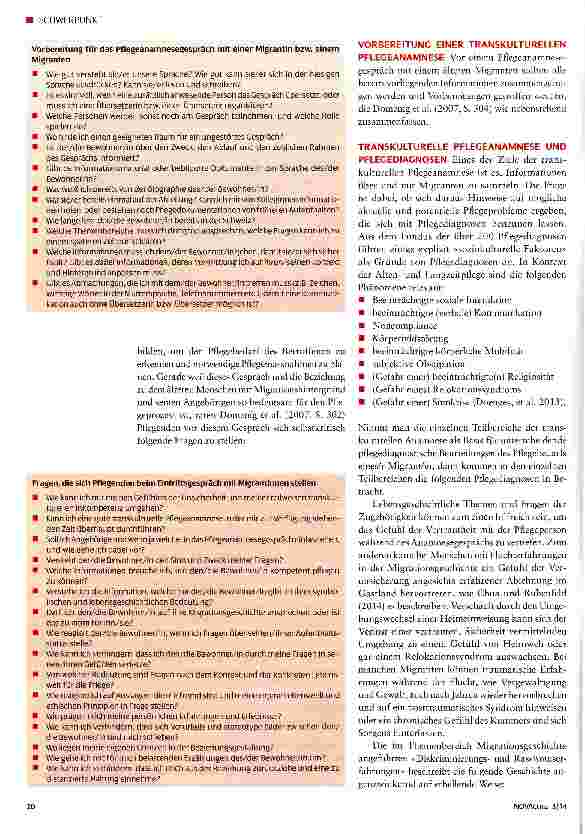 Vorschauseite 4: Transkulturelle Pflegeanamnese und Pflegediagnostik