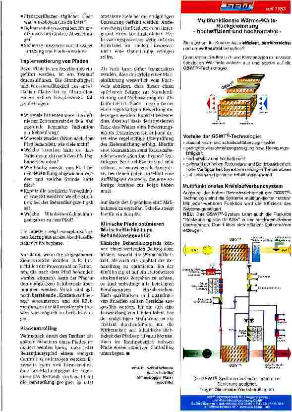 Vorschauseite 4: Klinische Pfade beschreiten