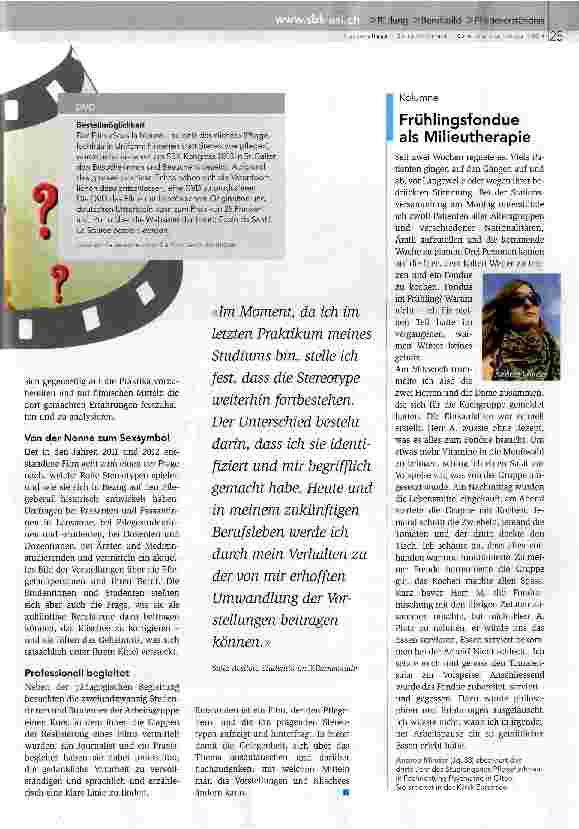 Vorschauseite 2: Was verbirgt sich unter dem weissen Kittel?
