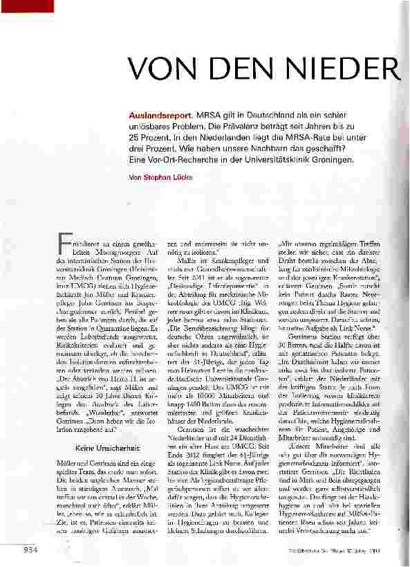 Vorschauseite 1: Von den Niederländern lernen
