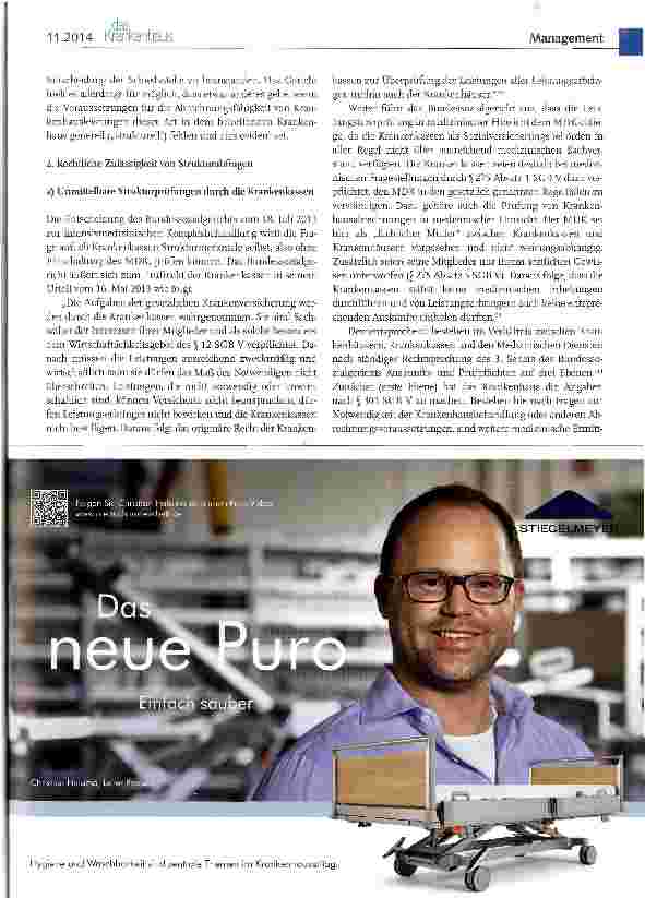 Vorschauseite 4: Komplexbehandlungen und Strukturprüfungen durch die Krankenkassen und den AADK