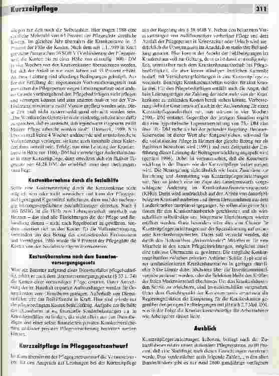 Vorschauseite 5: Die Zukunft der Kurzzeitpflege