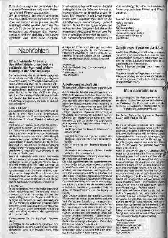 Vorschauseite 3: Grundu. Behandlungspflege in der Intensivmedizin/5. Folge: Die Behandlungspflege bei der Bronchialtoilette