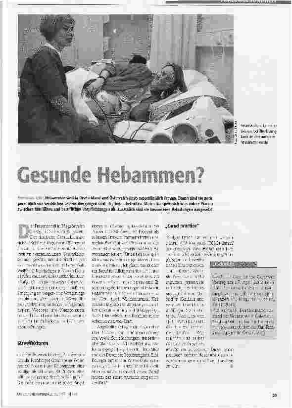 Vorschauseite 1: Gesunde Hebammen