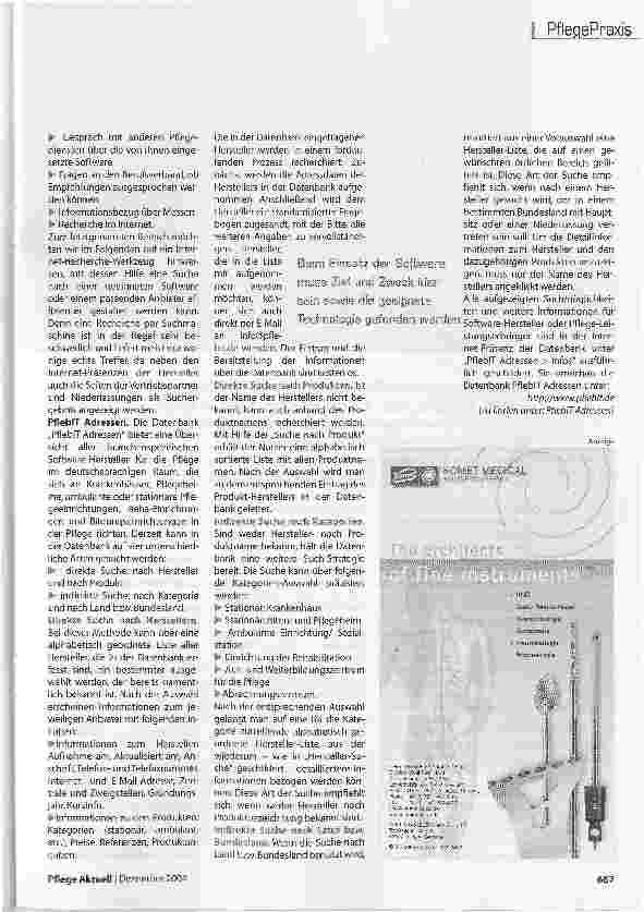 Vorschauseite 2: Softwaresuche für Pflegeeinrichtungen