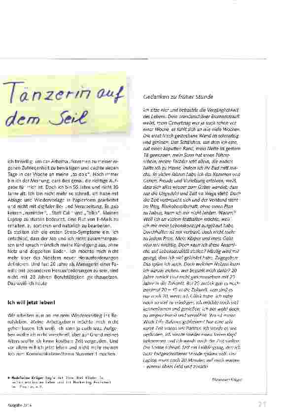 Vorschauseite 2: Herausforderung Wiedereinstig