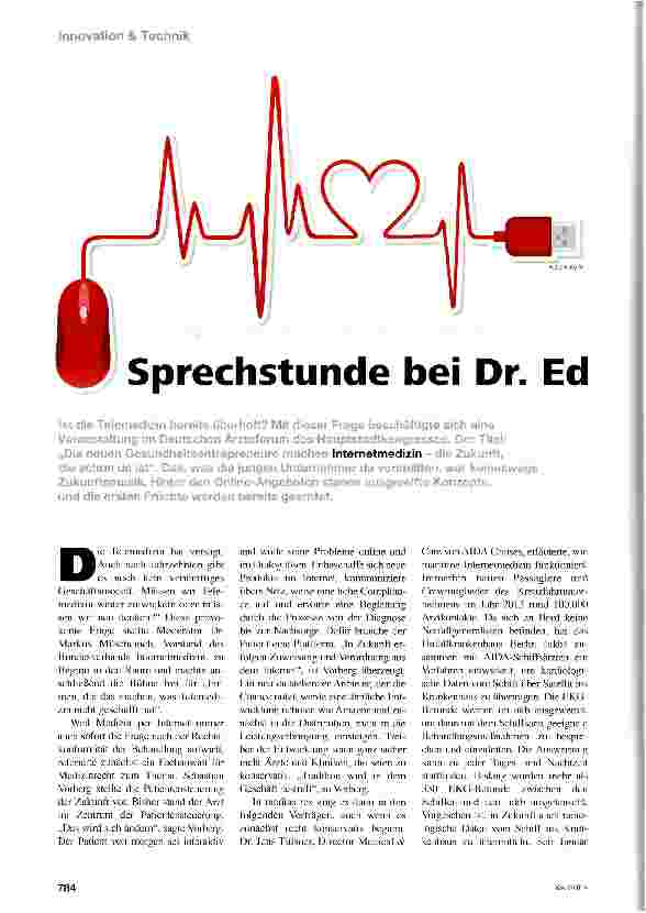 Vorschauseite 1: Sprechstunde bei Dr. Ed