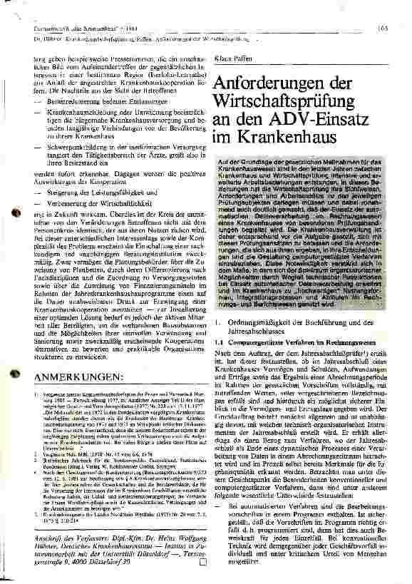 Vorschauseite 5: Die Krankenhausbedarfsplanung der Länder