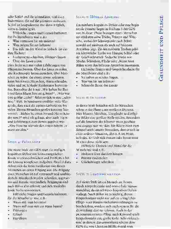 Vorschauseite 3: DAS PSYCHOBIOGRAPHISCHE PFLEGEMODELL NACH ERWIN BÖHM