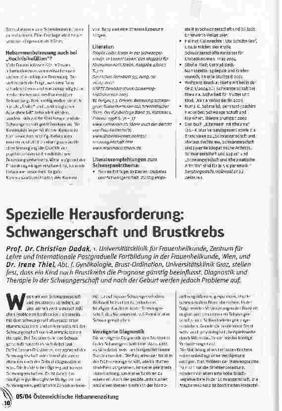 Vorschauseite 3: Im Nachhinein würde ich mich nicht mehr von allen Aussagen verrückt machen lassen...