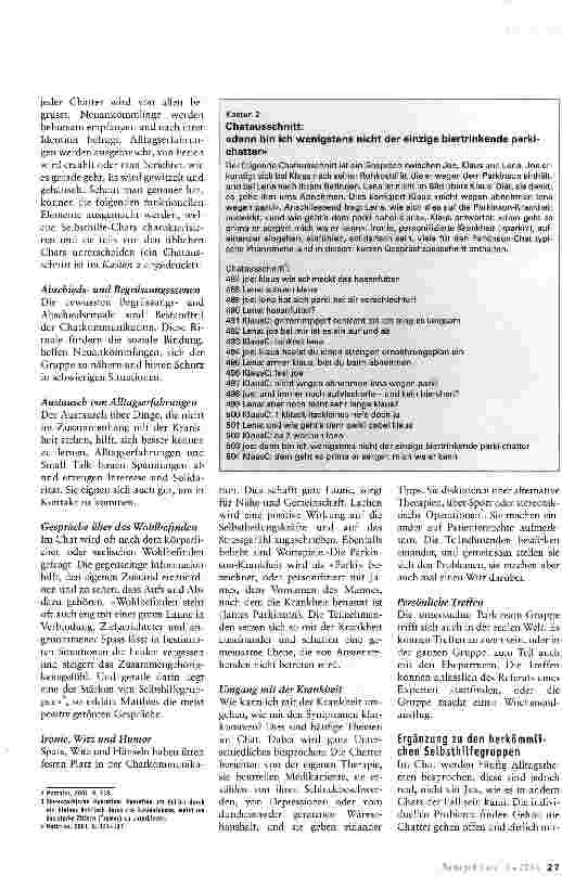 Vorschauseite 2: Selbsthilfe-Chats