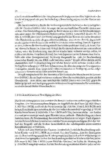 Vorschauseite 6: Das Beschneidungsgesetz in der Kritik: verfassungsrechtliche Legitimation, Anwendungsprobleme; Reformbedarf