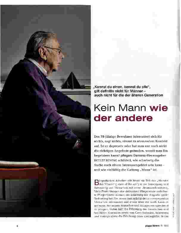 Vorschauseite 1: Kein Mann wie der andere