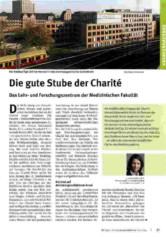 Vorschauseite 1: Die gute Stube der Charite