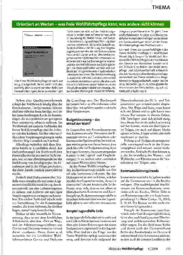 Vorschauseite 2: Budgetsteuerung, Bürokratismus, Rationierung