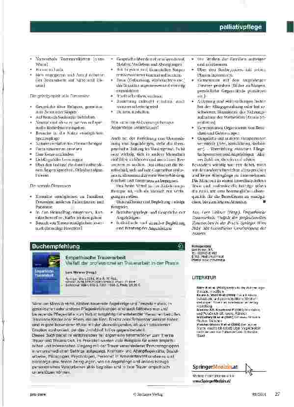 Vorschauseite 6: Trauerbegleitung