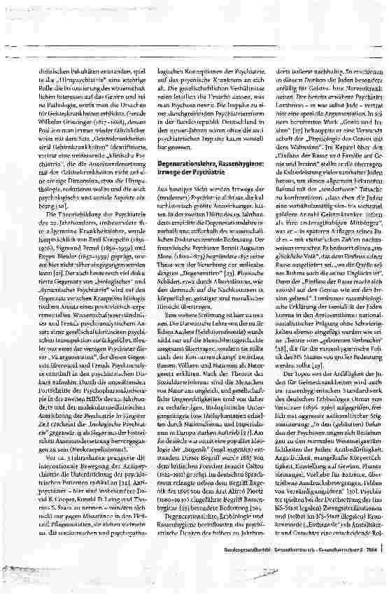 Vorschauseite 5: Zur Kulturgeschichte der Psychiatrie