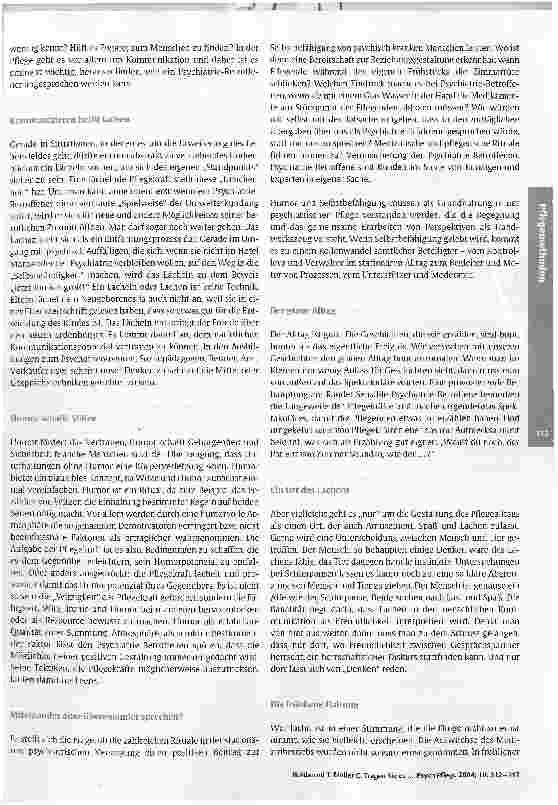 Vorschauseite 4: Tragen Sie es mit Humor! Wie man Heiterkeit und Lebenskunst in der Pflege nutzen kann
