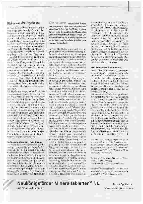 Vorschauseite 4: Rollen neu definierenPflegevisite und Klientenpartizipation