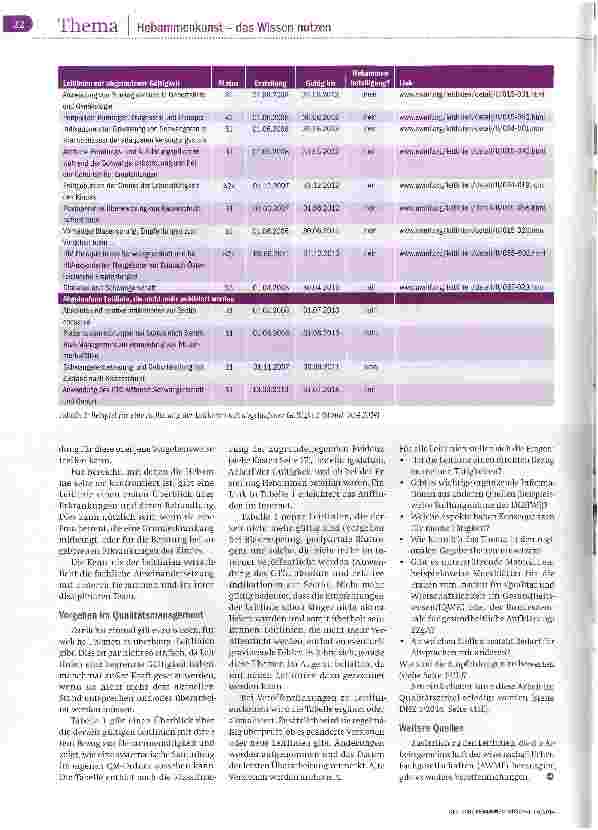 Vorschauseite 3: QM in der Freiberuflichkeit Teil 4 Leitlinien prüfen