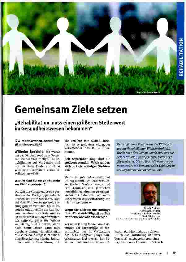 Vorschauseite 1: Gemeinsam Ziele setzen