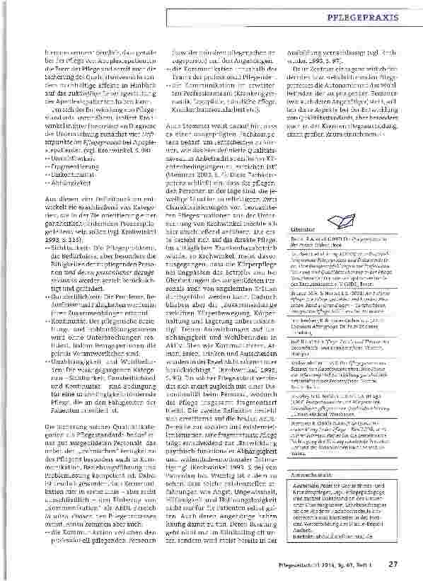 Vorschauseite 4: Die Unabhängigkeit der Patienten erhalten und fördern