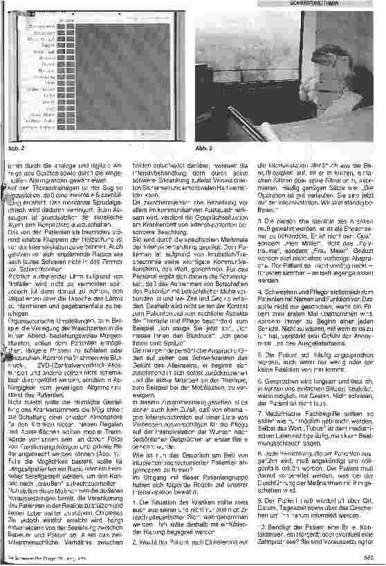 Vorschauseite 2: Der Umgang mit Intensivpatienten