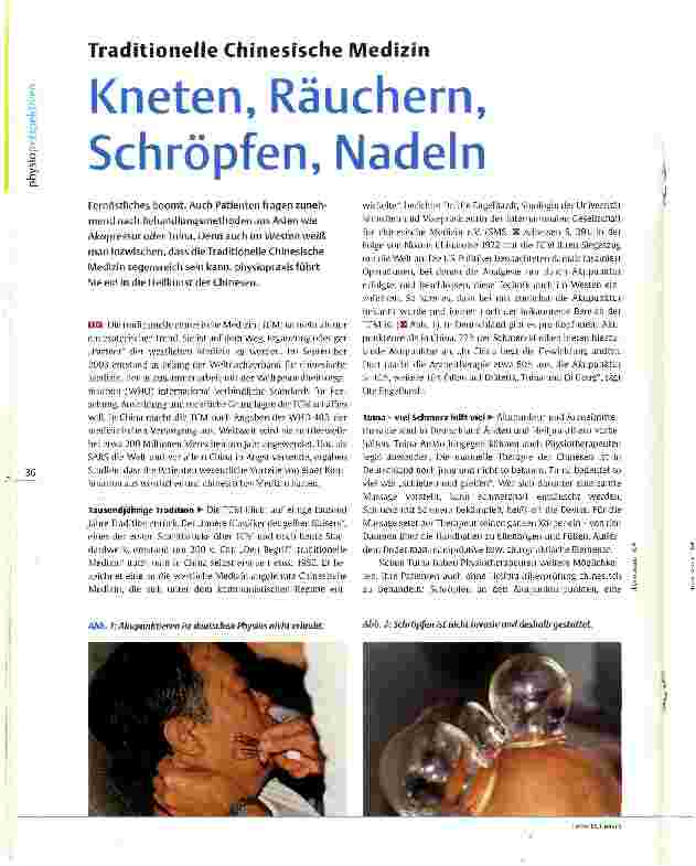 Vorschauseite 1: Traditionelle Chinesische MedizinKneten, Räuchern, Schröpfen, Nadeln