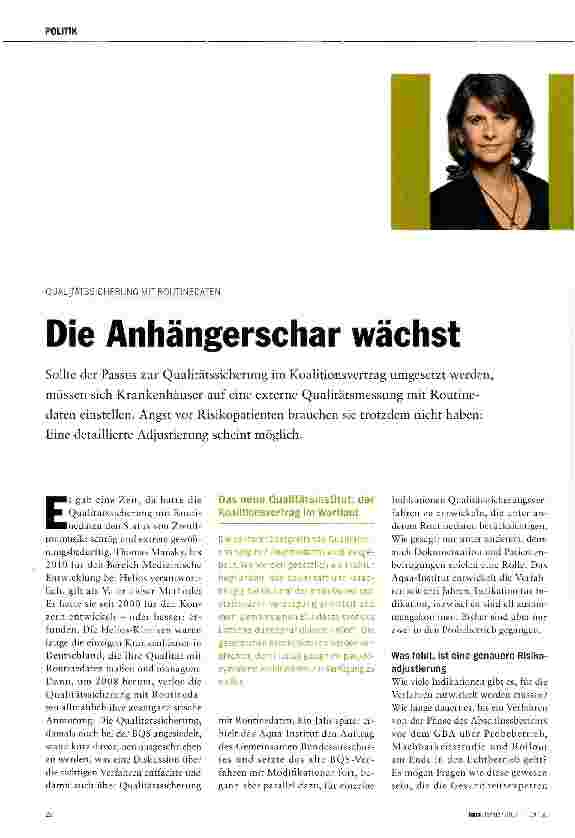 Vorschauseite 1: Die Anhängerschar wächst