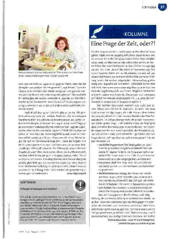 Vorschauseite 2: Das ändert sich bei der Allergenkennzeichnung