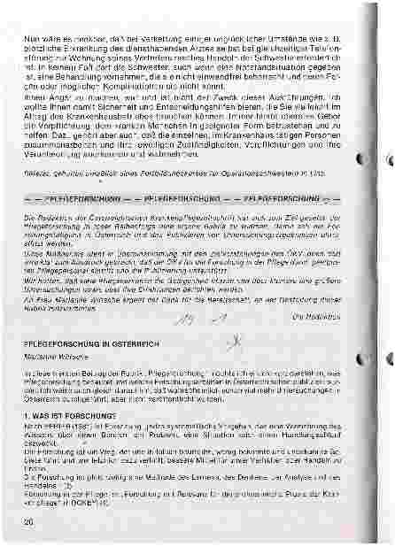 Vorschauseite 1: Pflegeforschung in Österreich