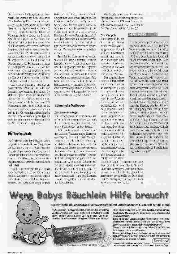 Vorschauseite 2: Verhütung in der Stillzeit