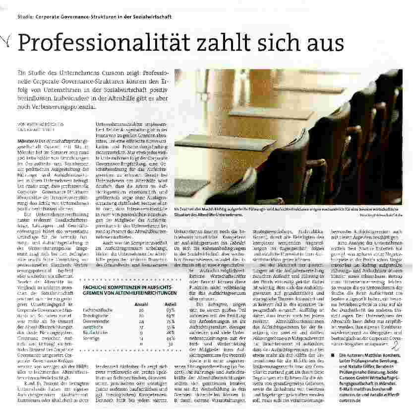Vorschauseite 1: Professionalität zahlt sich aus