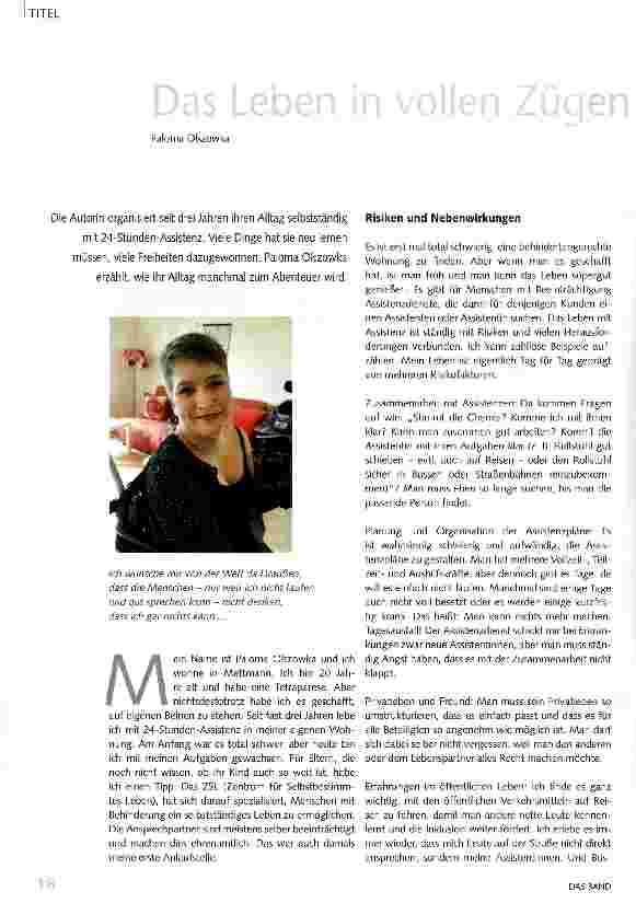 Vorschauseite 1: Das Leben in vollen Zügen ergänzen