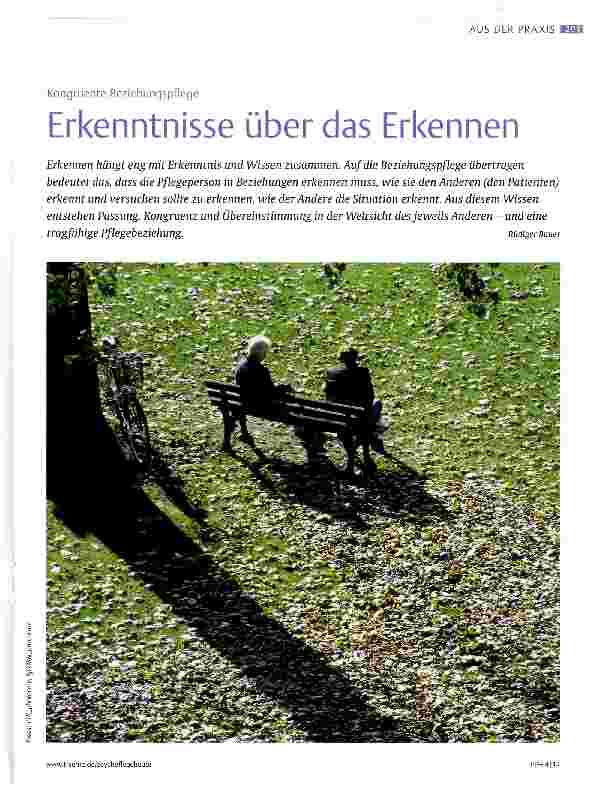 Vorschauseite 1: Erkenntnisse über das Erkennen