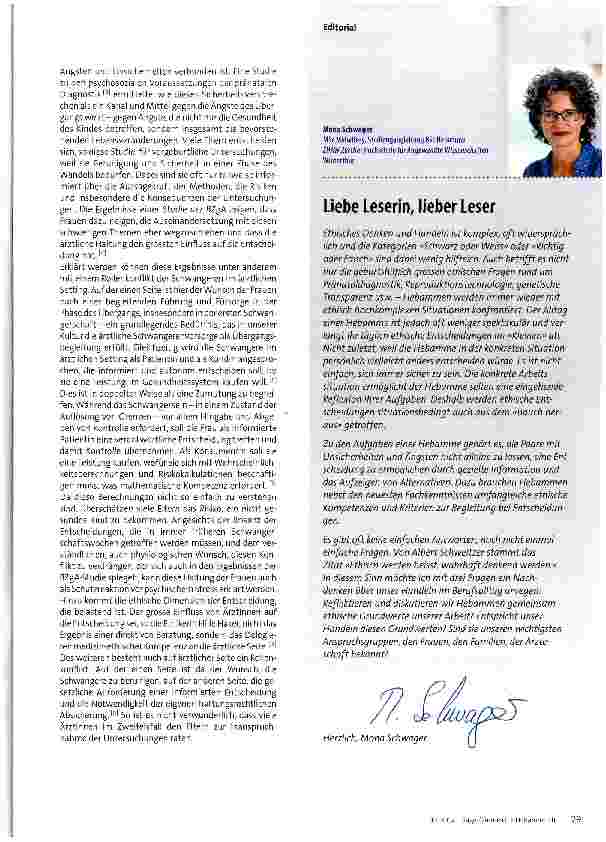 Vorschauseite 2: Pränatale Diagnostik begleiten -Selbstwirksamkeit und Vertrauen stärken