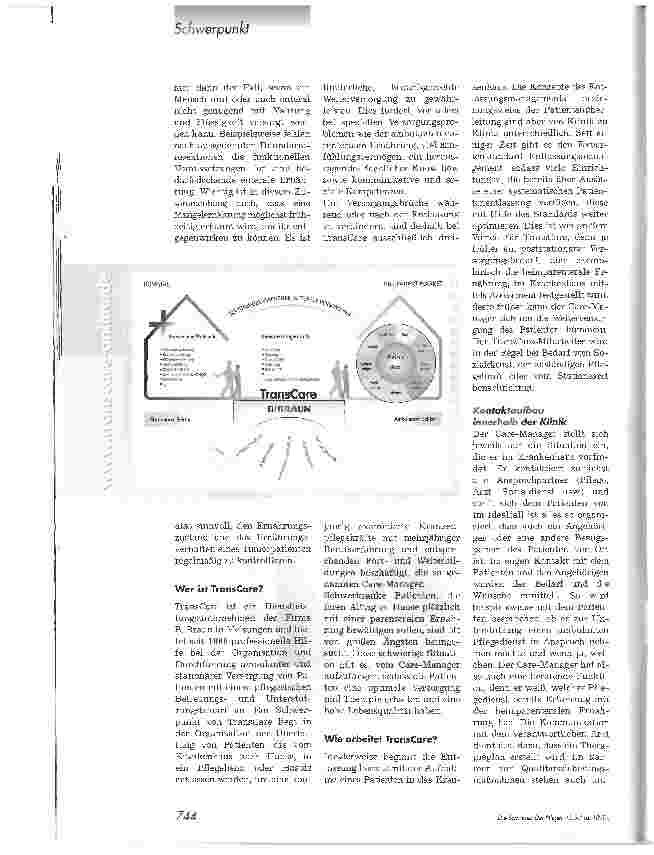 Vorschauseite 4: TransCare. Überleitung von Patienten mit parenteraler Ernährung