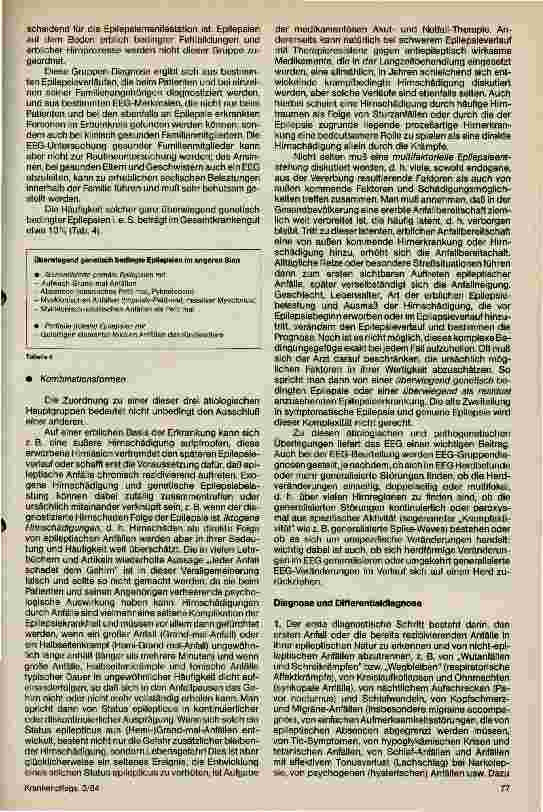 Vorschauseite 4: Krankheitsentstehung (Ätiologie und Pathogenese) und Diagnose der Epilepsien