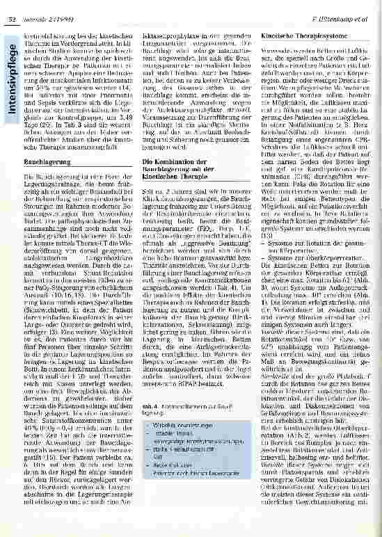 Vorschauseite 3: Kinetische Therapie und Bauchlage bei Patienten mit ARDS und Biphasic Positive Airway Pressure Beatmung