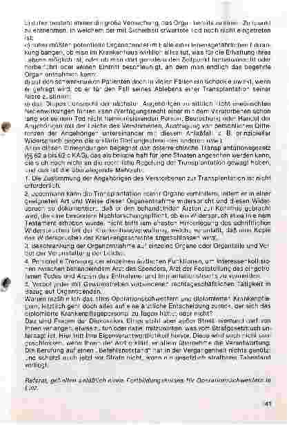 Vorschauseite 5: Das Verfügungsrecht über den Menschlichen Körper Rechtsfragen zur Sterilisation, Obduktion und Transplantation