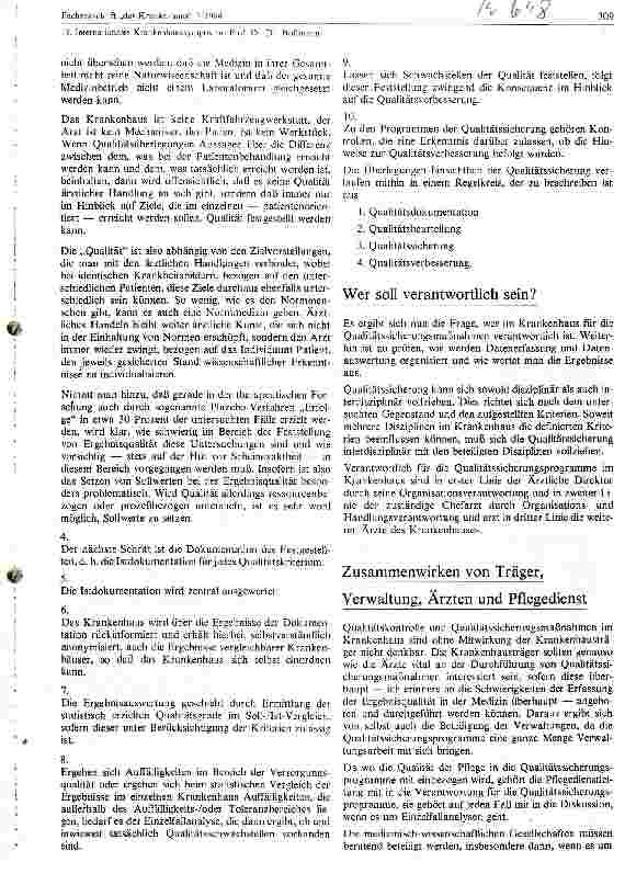 Vorschauseite 3: Leistungsfähigkeit und Qualität von Diagnostik und Therapie