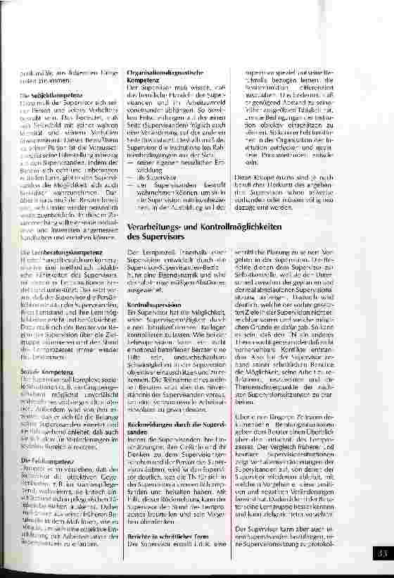 Vorschauseite 4: Supervision in der Krankenpflege, Teil 2 Weiterbildungslehrgang 90/ 92 an der Schwesternhochschule d.Diakonie, Berlin-Grunewald