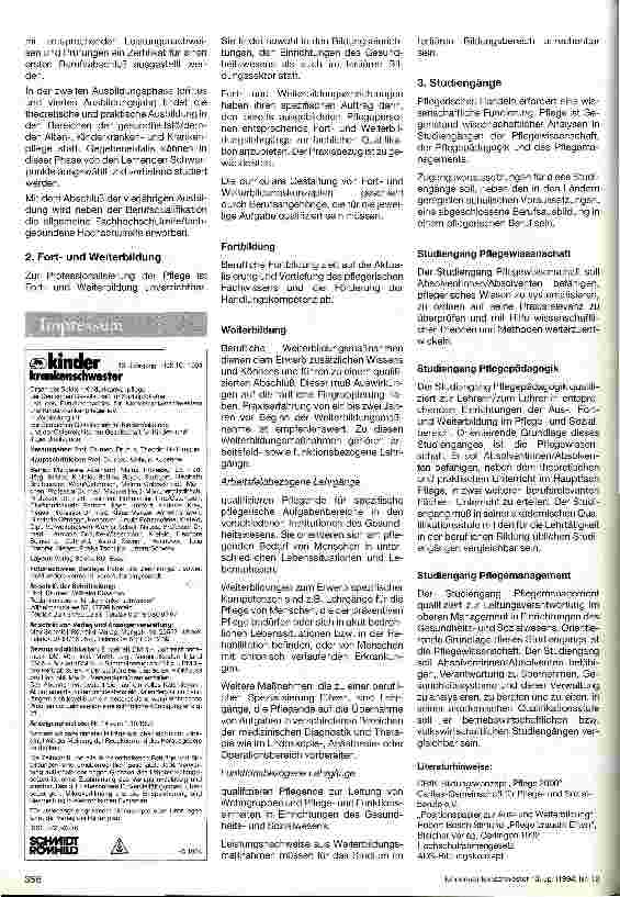 Vorschauseite 2: Bildungskonzept des Deutschen Bildungsrates für Pflegeberufe