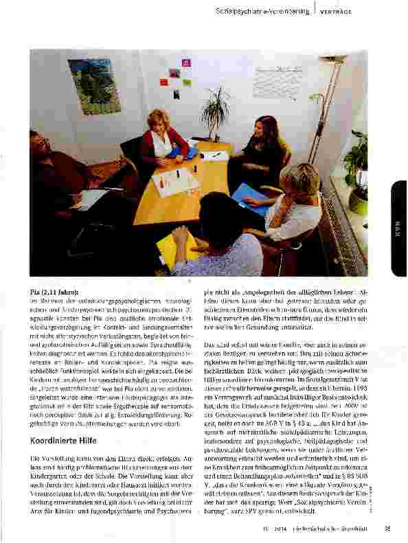 Vorschauseite 2: Ein Meilenstein für die seelische Gesundheit von Kindern und Jugendlichen 20 Jahre Sozialpsychiatrie-Vereinbarung in der ambulanten Kinderund Jugendpsychiatrisch-Psychotherapeutis…
