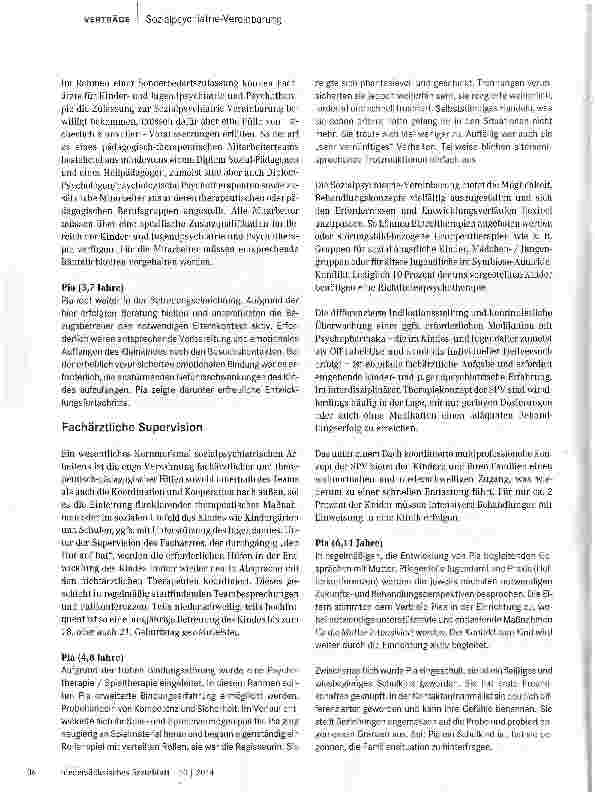 Vorschauseite 3: Ein Meilenstein für die seelische Gesundheit von Kindern und Jugendlichen 20 Jahre Sozialpsychiatrie-Vereinbarung in der ambulanten Kinderund Jugendpsychiatrisch-Psychotherapeutis…