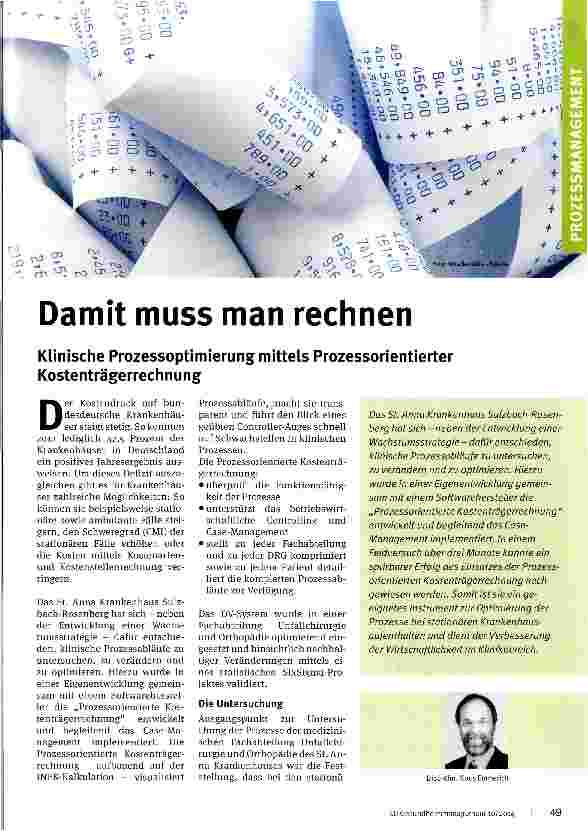 Vorschauseite 1: Damit muss man rechnen