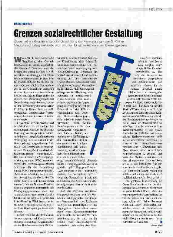 Vorschauseite 1: Grenzen sozialrechtlicher Gestaltung