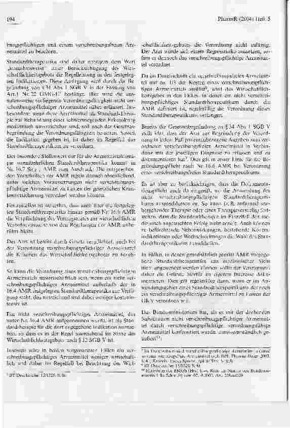 Vorschauseite 3: Standardtherapeutika nach den neuen AMR contra Verordnungsfähigkeit verschreibungspflichtiger Arzneimittel