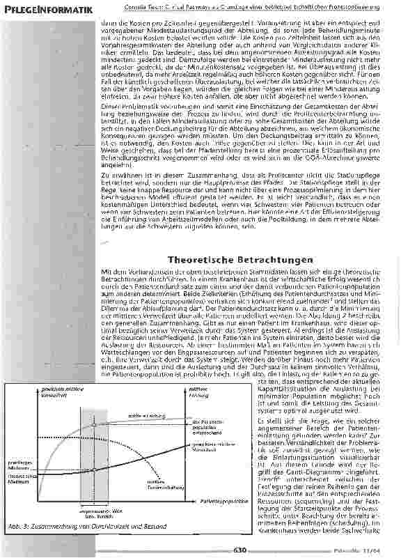 Vorschauseite 4: Clinical Pathways als Grundlage einer betriebswirtschaftlichenProzessoptimierung